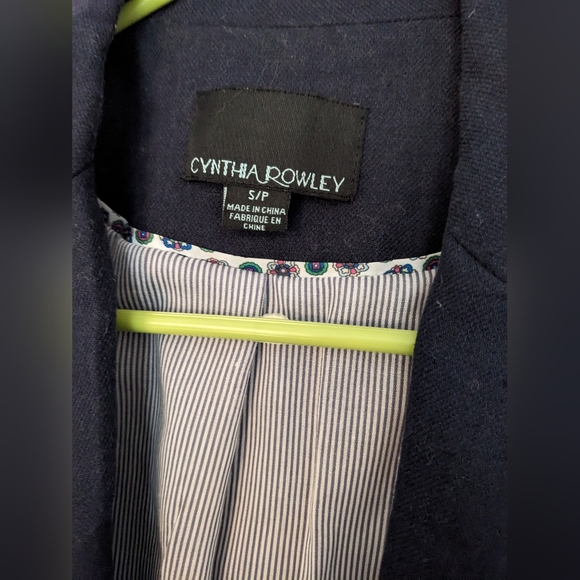 Cynthia Rowley Linen/cotton blazer - Picture 4 of 9